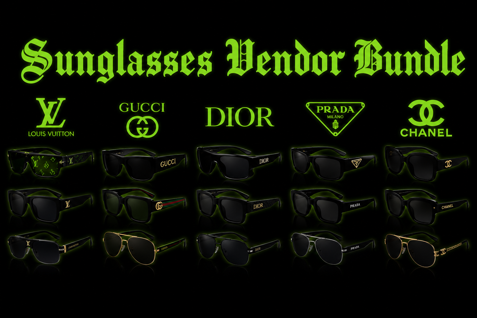 Sunglasses Vendor Bundle